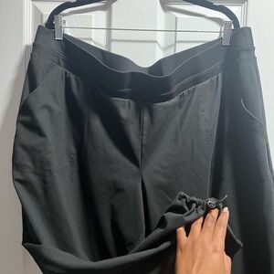 Zac & Rachel Black Joggers with Elastic Waistband